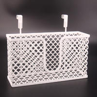 Iron Mesh Over The Cabinet Grid Storage