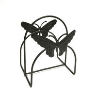 Metal Butterflies Countertop Napkin Holder