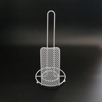 Mesh Wire Paper Towel Holder Used In Kitchen
